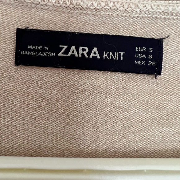 ZARA Leather Cardigan - Picture 4 of 4